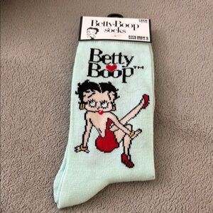 Green Betty Boop fun socks